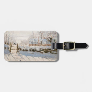Claude Monet - The Magpie Bagagelabel
