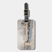 Claude Monet - The Magpie Bagagelabel (Voorkant verticaal)