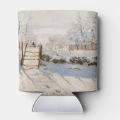 Claude Monet - The Magpie Blikjeskoeler (Achterkant)