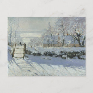 Claude Monet - The Magpie Briefkaart