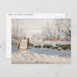 Claude Monet - The Magpie Briefkaart<br><div class="desc">The Magpie / La Pie - Claude Monet,  Oil on Canvas, 1868-1869</div>