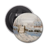 Claude Monet - The Magpie Button Flesopener (Voorkant)
