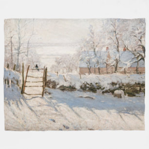 Claude Monet - The Magpie Fleece Deken