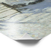 Claude Monet - The Magpie Foto Afdruk (Hoek)