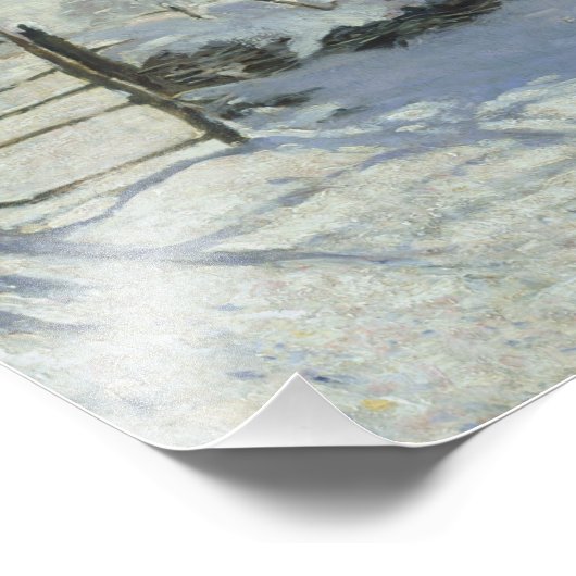 Claude Monet - The Magpie Foto Afdruk (Hoek)