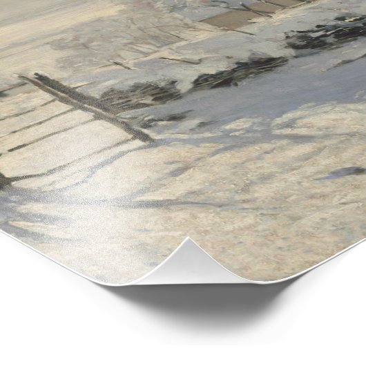 Claude Monet - The Magpie Foto Afdruk (Hoek)