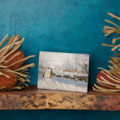 Claude Monet - The Magpie Fotoplaat (Zijkant)