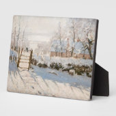 Claude Monet - The Magpie Fotoplaat (Zijkant)