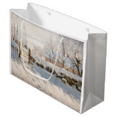 Claude Monet - The Magpie Groot Cadeauzakje (Voorkant Gekanteld)