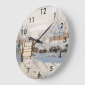 Claude Monet - The Magpie Grote Klok (Hoek)