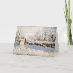 Claude Monet - The Magpie Kaart