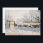Claude Monet - The Magpie Kaart<br><div class="desc">The Magpie / La Pie - Claude Monet,  Oil on Canvas, 1868-1869</div>