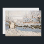 Claude Monet - The Magpie Kaart<br><div class="desc">The Magpie / La Pie - Claude Monet,  Oil on Canvas, 1868-1869</div>