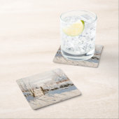 Claude Monet - The Magpie Kartonnen Onderzetters (Insitu)