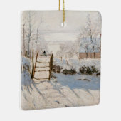 Claude Monet - The Magpie Keramisch Ornament (Rechts)
