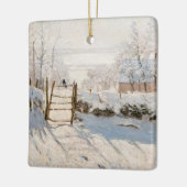 Claude Monet - The Magpie Keramisch Ornament (Links)