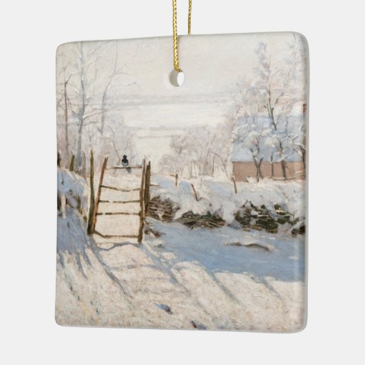 Claude Monet - The Magpie Keramisch Ornament (Links)