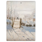 Claude Monet - The Magpie Klembord (Achterkant)