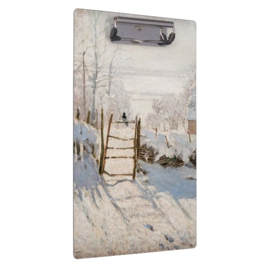 Claude Monet - The Magpie Klembord (Rechts)