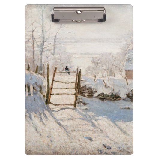 Claude Monet - The Magpie Klembord (Voorkant)