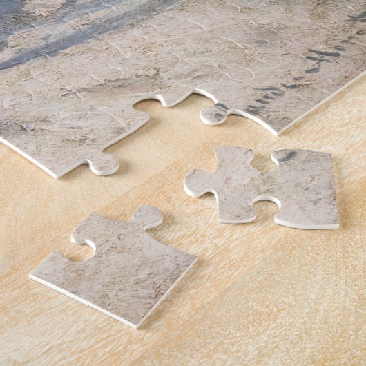 Claude Monet - The Magpie Legpuzzel (Zijkant)