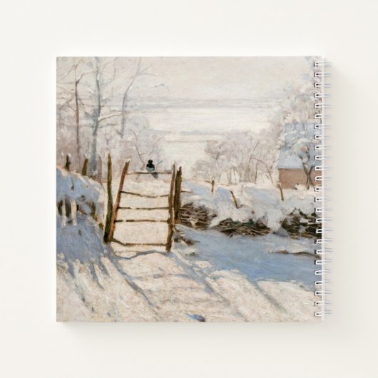 Claude Monet - The Magpie Notitieboek (Achterkant)