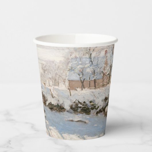 Claude Monet - The Magpie Papieren Bekers (Links)