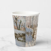 Claude Monet - The Magpie Papieren Bekers (Rechts)