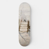 Claude Monet - The Magpie Persoonlijk Skateboard (Voorkant)