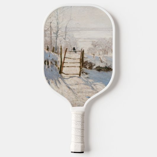 Claude Monet - The Magpie Pickleball Paddle (Achterkant)