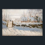 Claude Monet - The Magpie Poster<br><div class="desc">The Magpie / La Pie - Claude Monet, Oil on Canvas, 1868-1869</div>