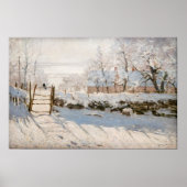 Claude Monet - The Magpie Poster (Voorkant)