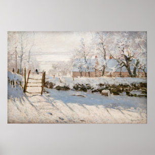 Claude Monet - The Magpie Poster