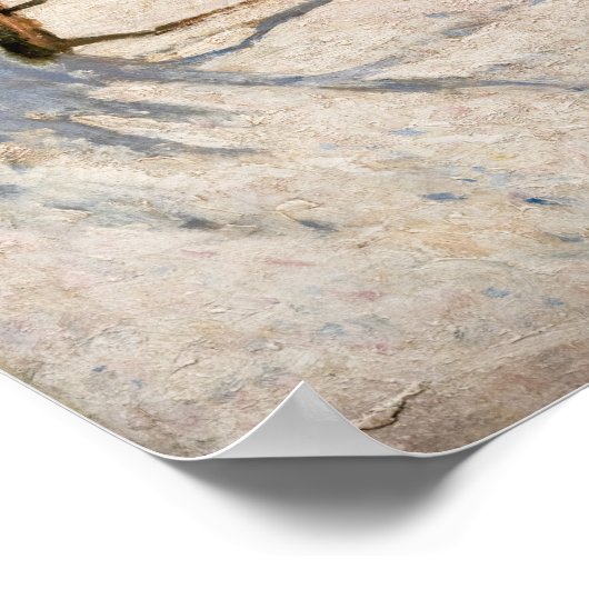 Claude Monet - The Magpie Poster (Hoek)