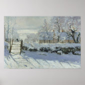 Claude Monet - The Magpie Poster (Voorkant)