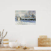 Claude Monet The Magpie Poster (Keuken)