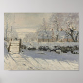 Claude Monet - The Magpie Poster (Voorkant)