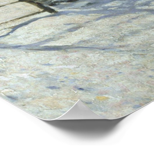 Claude Monet - The Magpie Poster (Hoek)