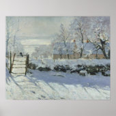 Claude Monet - The Magpie Poster (Voorkant)