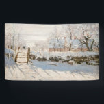 Claude Monet - The Magpie Spandoek<br><div class="desc">The Magpie / La Pie - Claude Monet,  Oil on Canvas, 1868-1869</div>