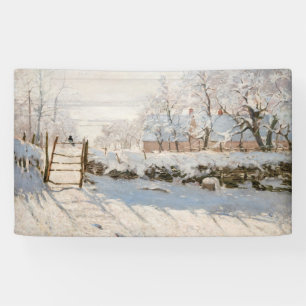 Claude Monet - The Magpie Spandoek