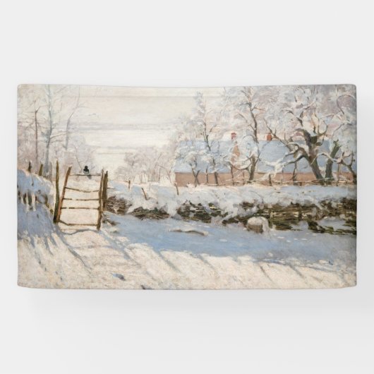 Claude Monet - The Magpie Spandoek (Horizontaal)