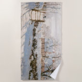 Claude Monet - The Magpie Strandlaken (Voorkant)