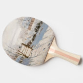 Claude Monet - The Magpie Tafeltennisbatje (Zijkant)