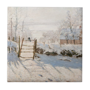 Claude Monet - The Magpie Tegeltje