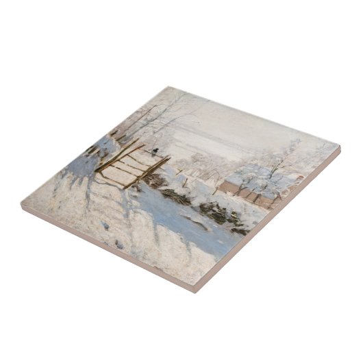 Claude Monet - The Magpie Tegeltje (Zijkant)