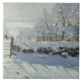 Claude Monet - The Magpie Tegeltje (Voorkant)