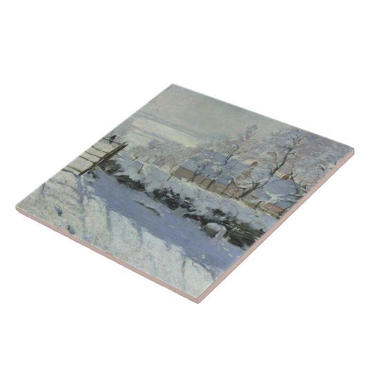 Claude Monet - The Magpie Tegeltje (Zijkant)