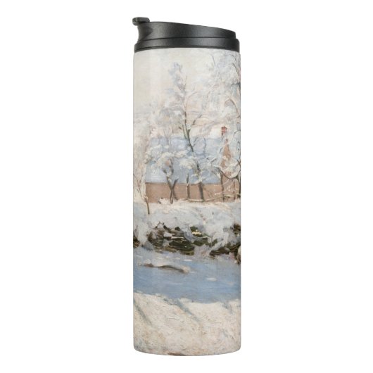 Claude Monet - The Magpie Thermosbeker (Geroteerd rechts)