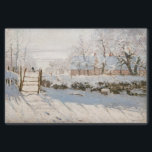 Claude Monet - The Magpie Tissuepapier<br><div class="desc">The Magpie / La Pie - Claude Monet,  Oil on Canvas, 1868-1869</div>